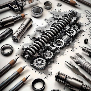 biomechanics tattoo design ideas modern classic mechanical synergy for forearm