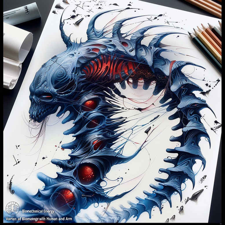 biomechanics tattoo design ideas Realism reflective light muscle fibers for upper arm