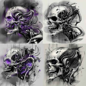 biomechanics tattoo design ideas soft shadows structural design for chest