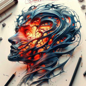 biomechanics-tattoo-designs-ideas-ai-generated--dampers-clean-contrast-for-lower-thigh