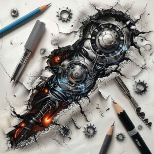 biomechanics-tattoo-designs-ideas-ai-generated--dampers-surrealism-phantasm-for-side-torso