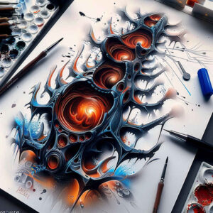 biomechanics-tattoo-designs-ideas-ai-generated--shafts-textural-detail-for-hip