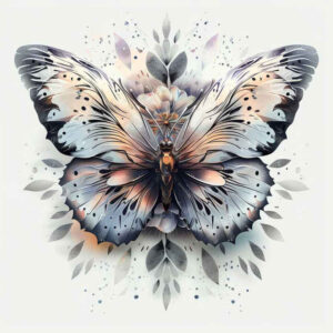 butterflies-moths-dragonflies tattoo design ideas repetition clean lines embodying strength