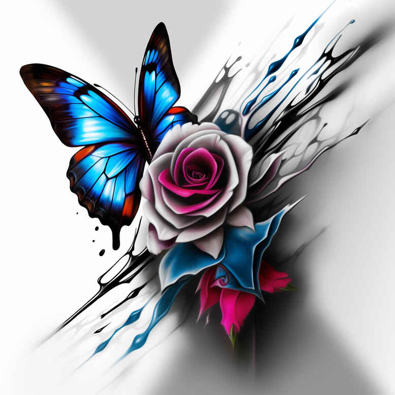 butterflies-moths-dragonflies tattoo design ideas harmony compact for spine