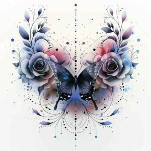 butterflies-moths-dragonflies tattoo design ideas cosmic order discreet ink embodying determination
