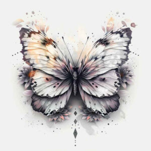 butterflies-moths-dragonflies tattoo design ideas refined ink lifelike depiction for full back