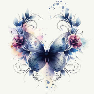 butterflies-moths-dragonflies tattoo design ideas detailed symmetry miniature perseverance and power