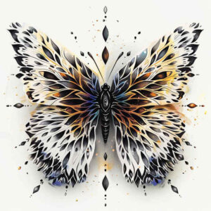 butterflies-moths-dragonflies tattoo design ideas cosmic no background shows perseverance