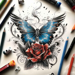 butterflies-moths-dragonflies tattoo design ideas ornamental web petite for wrist