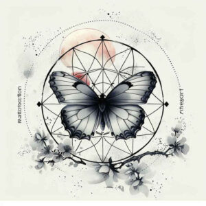butterflies-moths-dragonflies tattoo design ideas symbol mark realistic textures for triceps
