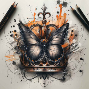 butterflies-moths-dragonflies tattoo design ideas unending small detail symbol of endurance
