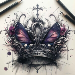 butterflies-moths-dragonflies tattoo design ideas eastern influence subtle shape represents perseverance