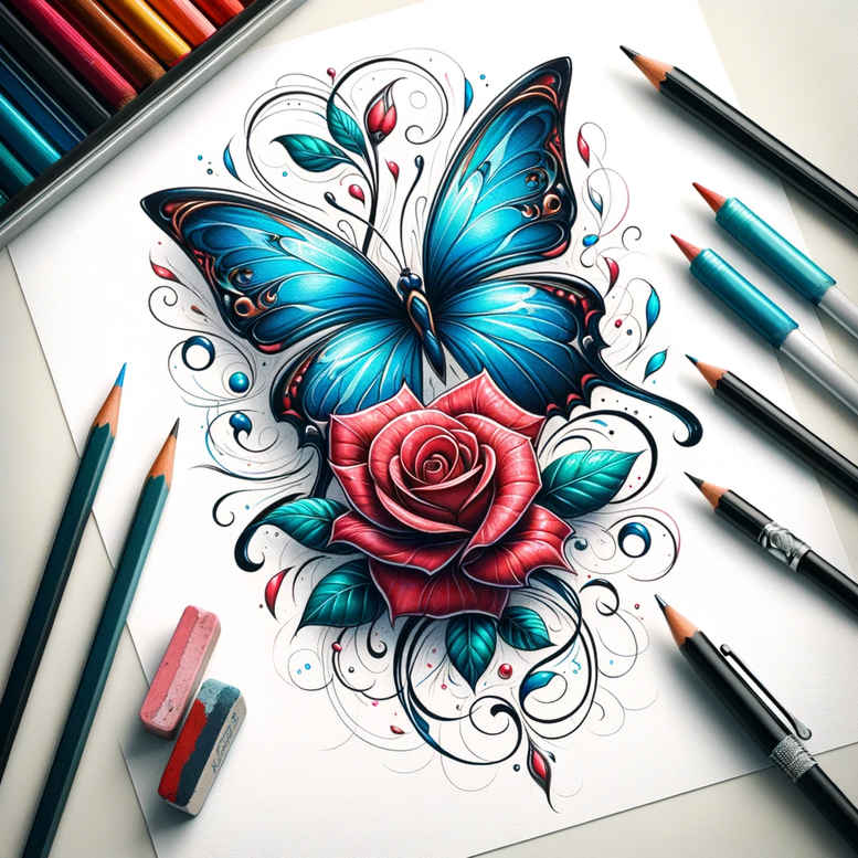 butterflies-moths-dragonflies tattoo design ideas serenity tiny tattoo shows determination
