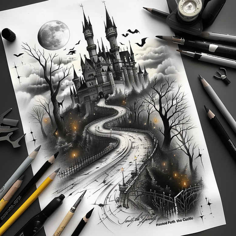 castles tattoo design ideas refined detail weathered stones for back shoulder