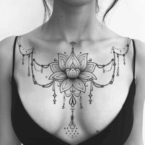 delicate-band-monochrome-for-lower-back – tattoo design ideas free ai generated – Gallery: chains-inkby-ai