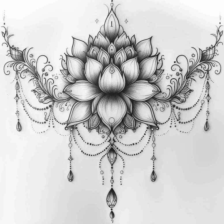 chain – tattoo design ideas free ai generated – minimalist – for-arm – Gallery: chains-inkby-ai