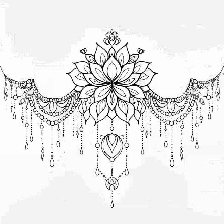 chain – tattoo design ideas free ai generated – minimalist – for-arm – Gallery: chains-inkby-ai
