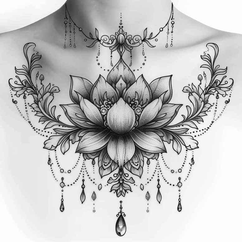 chain – tattoo design ideas free ai generated – neotraditional-bold-outline – for-arm – Gallery: chains-inkby-ai