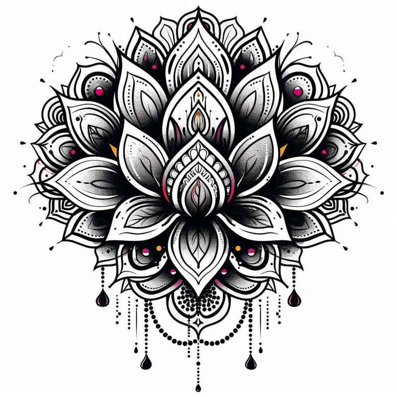 chain – tattoo design ideas free ai generated – neotraditional-clean-lines – for-arm – Gallery: chains-inkby-ai