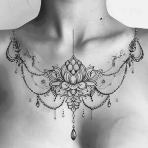 chain – tattoo design ideas free ai generated – neotraditional-deep-blacks – for-arm – Gallery: chains-inkby-ai