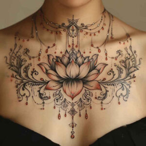 chain – tattoo design ideas free ai generated – neotraditional-strong-contrast – for-arm – Gallery: chains-inkby-ai