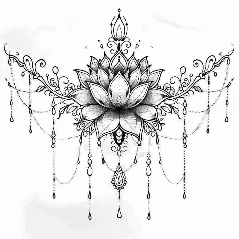 chain – tattoo design ideas free ai generated – realism-detailed-rendering – for-arm – Gallery: chains-inkby-ai