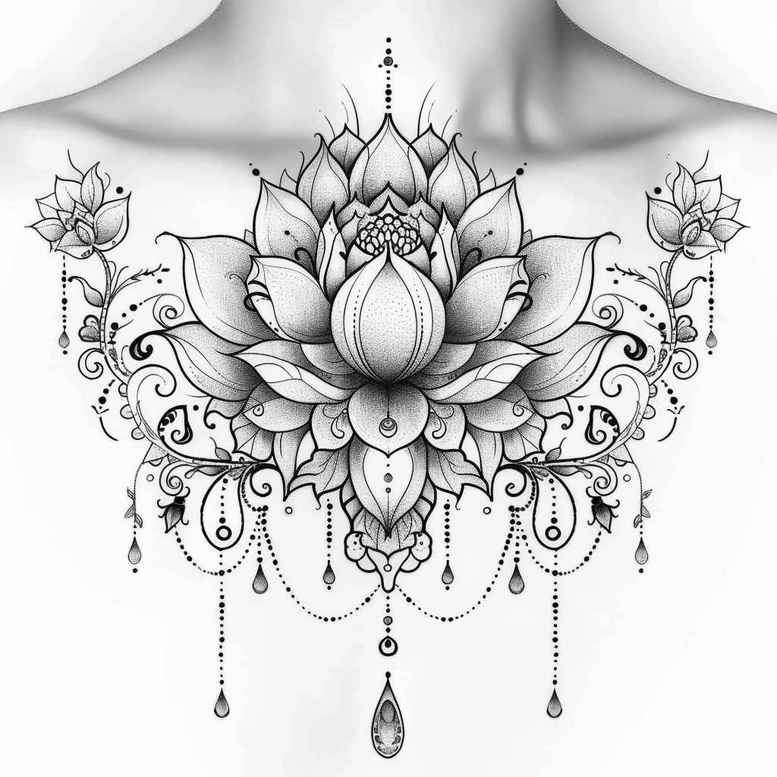 chain – tattoo design ideas free ai generated – realism-gentle-shadow – for-arm – Gallery: chains-inkby-ai