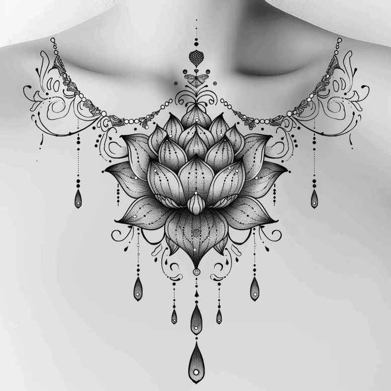 chain – tattoo design ideas free ai generated – realism-natural-finish – for-arm – Gallery: chains-inkby-ai