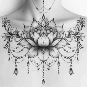 chain – tattoo design ideas free ai generated – realism-reflective-light – for-arm – Gallery: chains-inkby-ai