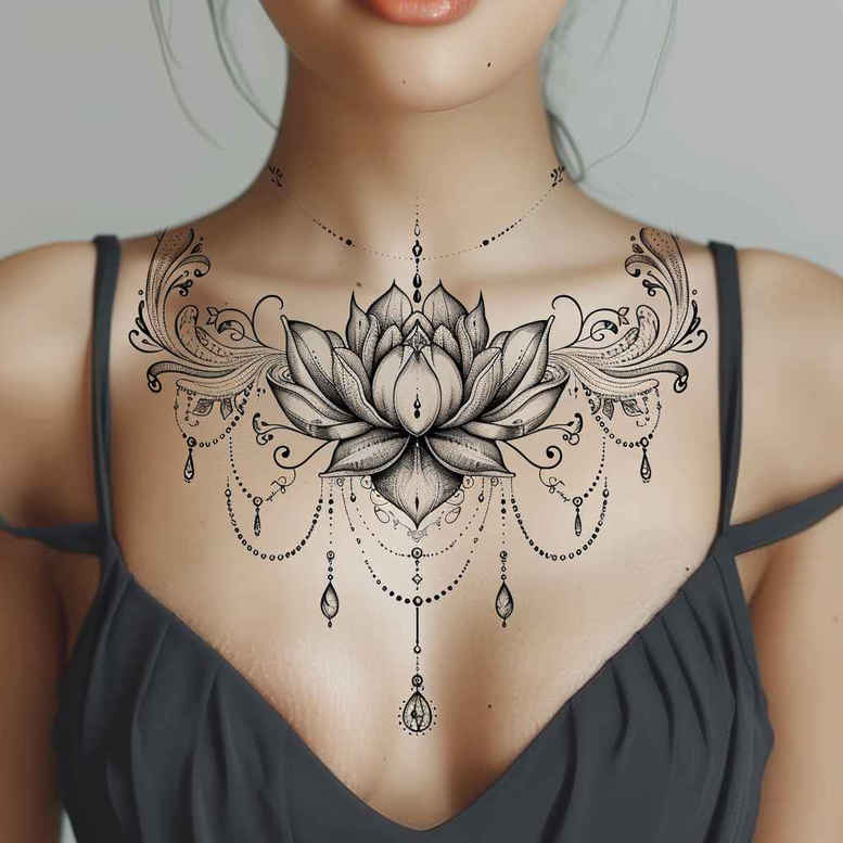 chain – tattoo design ideas free ai generated – surrealism-bizarre – for-arm – Gallery: chains-inkby-ai