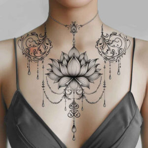 chain – tattoo design ideas free ai generated – surrealism-phantom – for-arm – Gallery: chains-inkby-ai