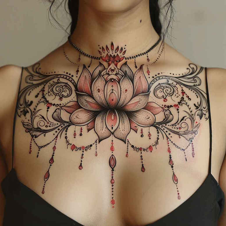 chain – tattoo design ideas free ai generated – thin-script – for-arm – Gallery: chains-inkby-ai