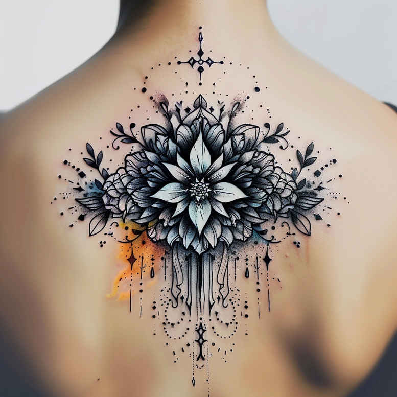 chain-necklace-tattoo – tattoo design ideas free ai generated – simple-dot – for-arm – Gallery: chains-inkby-ai