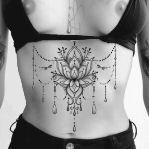 ornate-chain-pure-design-for-chest – tattoo design ideas free ai generated – Gallery: chains-inkby-ai