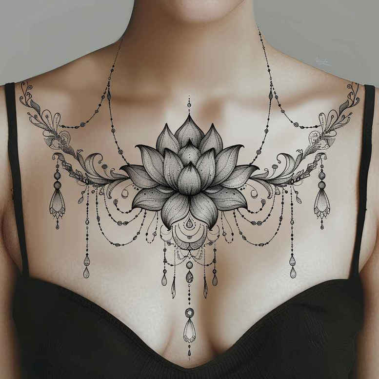 thin-links-uncluttered-for-stomach – tattoo design ideas free ai generated – Gallery: chains-inkby-ai