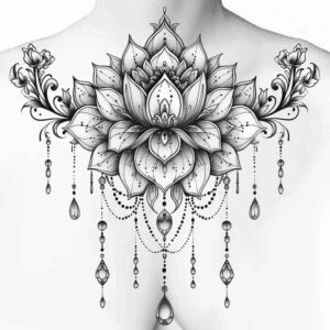 delicate-jewelry-chain-clean-stroke-for-toe – tattoo design ideas free ai generated – Gallery: chains-inkby-ai