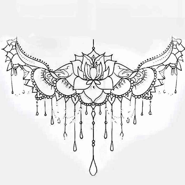 chain-wrap – tattoo design ideas free ai generated – neotraditional-refined-lines – for-full-back – Gallery: chains-inkby-ai