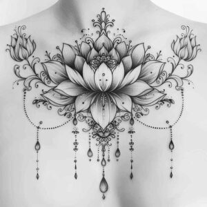 chain-tattoo-no-shading-for-back-of-neck – tattoo design ideas free ai generated – Gallery: chains-inkby-ai