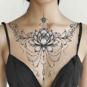 delicate-chain – tattoo design ideas free ai generated – small-detail – for-outer-arm – Gallery: chains-inkby-ai