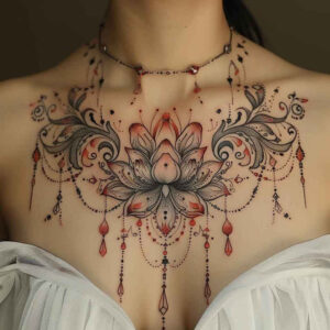 chain-tattoo-airy-for-upper-shoulder – tattoo design ideas free ai generated – Gallery: chains-inkby-ai