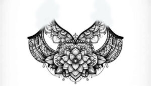 ornate-chain-mini-geometry-for-upper-chest – tattoo design ideas free ai generated – Gallery: chains-inkby-ai