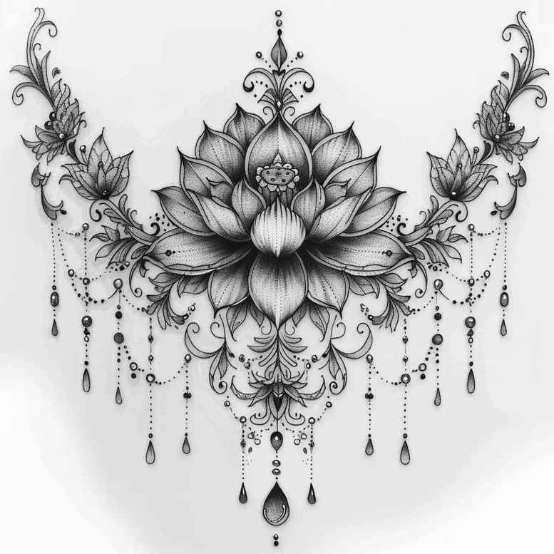chain-art-single-color-for-fingers – tattoo design ideas free ai generated – Gallery: chains-inkby-ai