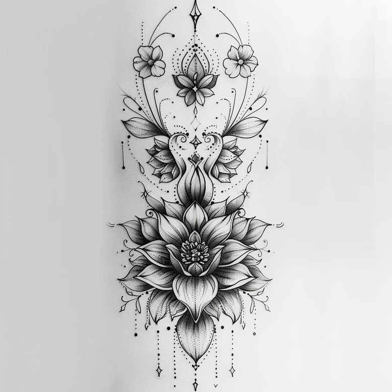 chain-necklace-tattoo-fine-dot-for-collarbone – tattoo design ideas free ai generated – Gallery: chains-inkby-ai