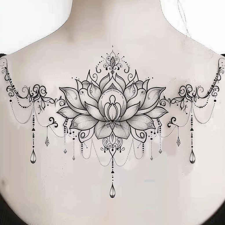 chain-band-outline-only-for-lower-arm – tattoo design ideas free ai generated – Gallery: chains-inkby-ai