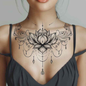 chains tattoo design ideas micro symbol connected rings stands for perseverance