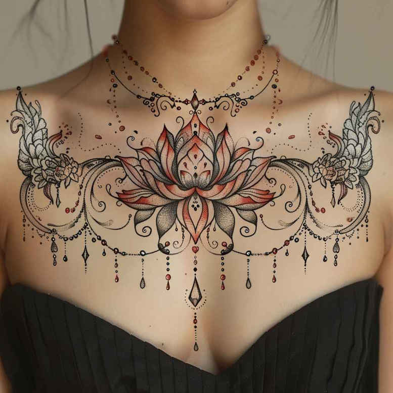 chains tattoo design ideas precise flexible links for heel
