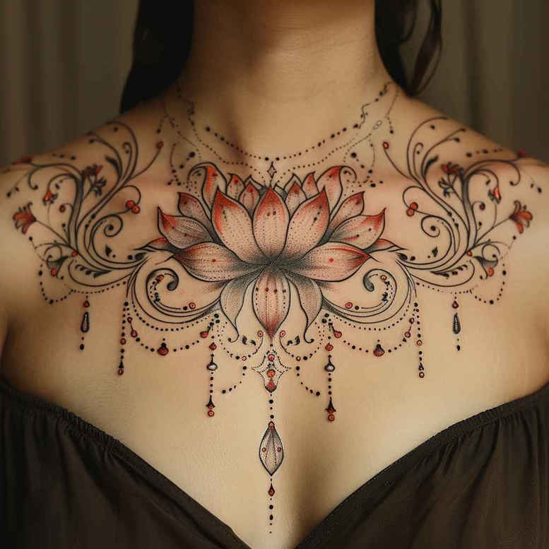 chains tattoo design ideas subtle shape industrial motifs for lower back