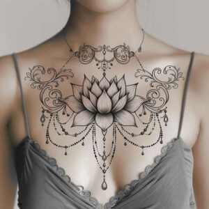 chains tattoo design ideas simple form industrial style for spine