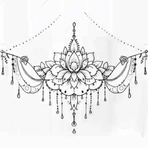 chains tattoo design ideas mini geometry layered links shows endurance