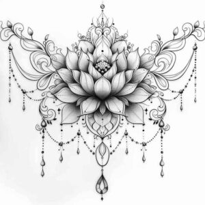 chains tattoo design ideas simple dot linked circles for elbow